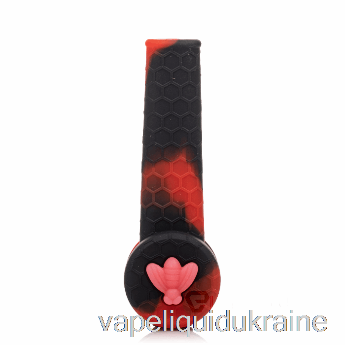 Vape Liquid Ukraine Stratus Trio Silicone Pipe Crimson (Black / Red)